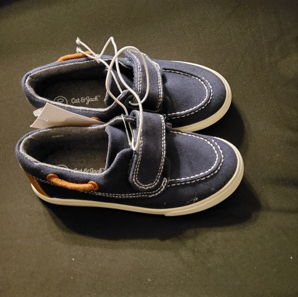 Toddler Boys' Case Flats and Slip-On - Cat & Jack™ Navy 10 - Picture 3 of 5